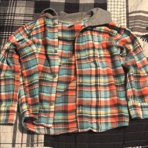 Carters hooded flannel